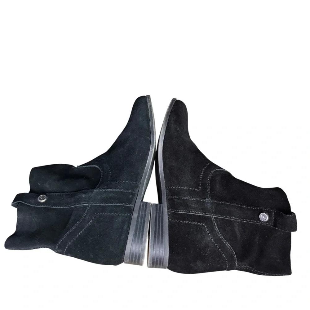 Frye & Co. Sarah Shortie Ankle Boots – Women’s Sz 6.5M Black Suede
